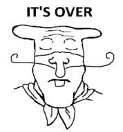 artist:grappodango closed_eyes closed_mouth clothes its_over pizza_tower soyjak stubble text the_noise variant:markiplier_soyjak // 720x776 // 26.5KB