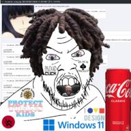 2soyjaks anime bloodshot_eyes coal coal_skin coca_cola cuck disgrace dreadlocks dreads glasses helmet honey jan_dynamin john_dynamic miner mining_helmet open_mouth poland polish_text post protect_trans_kids queen_of_spades silesian spade stubble subvariant:science_lover variant:feraljak variant:markiplier_soyjak windows windows_11 // 1280x1280 // 1.0MB