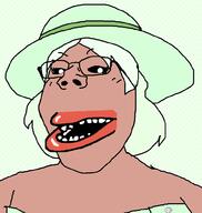 amerimutt brown_skin clothes crystal_cafe dress female green_hair hat lips long_hair looking_at_you variant:gapejak // 940x992 // 412.8KB