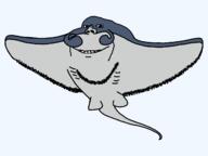 animal full_body gills manta_ray series:animaljaks smile soyjak stubble tail variant:impish_soyak_ears // 1600x1200 // 47.6KB