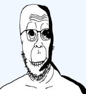 biting_lip closed_mouth creepy distorted evil glasses ominous rape shadow smile soyjak stubble template variant:cobbert // 518x565 // 16.0KB