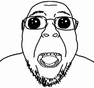 bald looking_at_you music oh_my_god_she_is_so_attractive open_mouth smile stubble variant:bernd white_background // 1152x1080, 2.7s // 199.7KB