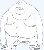 bald belly_button big_lips fat no_glasses obese shirtless short shorts stubble subvariant:beast subvariant:endmutt subvariant:yeast template transparent_background troll variant:meximutt // 1532x1739 // 149.6KB