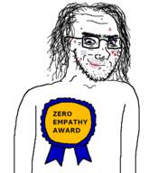 accessory award badge empathy smile stubble tranny variant:soyak zero_empathy zero_empathy_award // 548x600 // 116.8KB