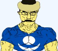 arm asian bvll clothes empire flag:mongolia glasses hat mongol mongol_empire mongolia muscles mustache subvariant:chudjak_front subvariant:muscular_chud variant:chudjak veiny yellow_skin // 1059x929 // 96.6KB
