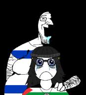 crying flag:israel flag:palestine glasses meltdown open_mouth stubble subvariant:rapewail teeth variant:soytan variant:wailjak white_skin // 685x758 // 98.9KB