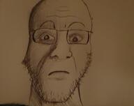 drawing glasses paper stubble variant:markiplier_soyjak // 2421x1911 // 1.9MB