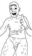 bald faggot full_body genitalia looking_at_you naked naked_martin nipple nsfw nude open_mouth penis pointing_up shirtless tagme_new_variant variant:unknown // 1080x1898 // 228.5KB