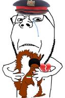 2soyjaks animal arab bite blood broken crying finger flag:iran flag:iraq forehead_lines forehead_wrinkles frown glasses heart holding_object holding_soyjak iran irani iraq iraqi naked nipple persian sad shirtless squirrel squirreljak stubble subvariant:feralsquirrel subvariant:wholesome_soyjak variant:feraljak variant:gapejak white_background // 565x848 // 265.2KB