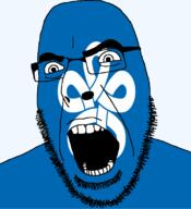 angry flag flag:fukuoka fukuoka glasses hair japan looking_to_the_left open_mouth soyjak stubble teeth thick_eyebrows todofuken transparent_background variant:cobson // 721x789 // 56.1KB