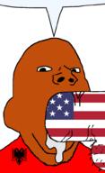 albania blowjob brown_skin country cum flag flag:albania flag:united_states gay looking_at_you nsfw penis reichsadler subvariant:blowjob_gapejak testicles text united_states variant:gapejak vein veiny_cock // 597x976 // 39.2KB