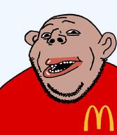 amerimutt clothes ear looking_at_you mcdonalds mutt mutt_lips red_lips red_shirt series:muttverse subvariant:gapealien subvariant:gapemutt subvariant:gapemuttalien tan_skin variant:gapejak // 722x832 // 17.4KB