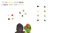 2soyjaks black_skin closed_mouth concerned food fruit glasses smile soyjak stubble variant:soyak variant:unknown watermelon // 1443x852 // 116.7KB