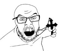 angry catholic christianity cross holding_object rosary variant:feraljak // 1045x908 // 23.9KB