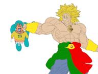 PortuGOD anime blue_hair brapzil brapzilian brazil brazilian_miku broly buff clothes dragon_ball female hatsune_miku holding_object me_irl meta:op_took_a_selfie_of_xerself necklace niggerzilian open_mouth portugal portugaryan shitzil shitzilian smile soyjak super_saiyan total_brapzilian_death variant:bernd variant:brolyjak vocaloid yellow_hair // 720x540 // 126.3KB