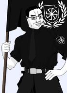 atomwaffen_division atomwaffen_division_cell cell chud flag holding_flag holding_object nationalist nazism neo_slavenism object perunmladost perunyouth rodnovery schutzstaffel sigma slav slavic smirk smug variant:chudjak // 889x1233 // 587.3KB