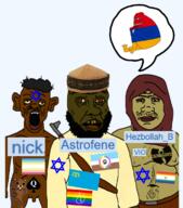 3soyjaks astrofene_(namefag) atheism balding beard black_skin brown_eyes brown_skin closed_mouth clothes discord_drama ear faggots flag:armenia flag:crimean_tatar flag:iran flag:lgbt_pride_flag flag:map flag:minor_attracted_person flag:transgender_pride_flag frog furfag furry gun hair halal hezbollah_b islam its_just_getting_started jews judaism map meta:is_a_soyjak muslims naked namefag_drama nick_(namefag) nigger obsessed open_mouth paw pedobear pedophile penis pepe pepe_the_frog rifle rifle_on_back rotten_teeth sandnigger shirtless shitskin small_penis spade star_of_david subvariant:chudplier subvariant:tetojak symbol text tranny tubeteika turkniggers turkroach turks tyrone unibrow variant:a24_slowburn_soyjak variant:alicia variant:chudjak variant:feraljak variant:markiplier_soyjak victorio victorio_is_a_obese_shitskin_pajeet vicuckrio vio wu_tang_clan yellow_sclera yellow_teeth // 1021x1157 // 1.0MB