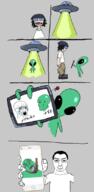 3soyjaks alien aliens angry arm beanie black_eyes bloodshot_eyes closed_mouth clothes comic crying dead full_body glasses green_skin hair hand hanging hat holding_object iphone meme neutral no_eyebrows noose nordic_chad open_mouth phone rope smile smirk smug soyjak stubble subvariant:chudjak_front suicide tear teeth text tongue ufo variant:bernd variant:chudjak variant:soyak variant:soytan white_shirt yellow_teeth // 540x1101 // 419.3KB