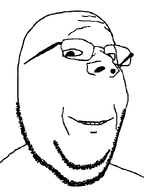 animated ext=gif glasses looking_at_you nod shake stubble subvariant:gapejak_34 subvariant:gapejak_front2 subvariant:gapejak_side subvariant:wholesome_soyjak variant:gapejak // 600x800 // 132.8KB