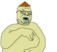 drool gook meta:tagme retard straw_hat stubble variant:drooljak yellow_skin // 860x791 // 18.6KB