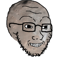 glasses grin mars moon phobos smile solar_system soyjak space stubble variant:soyak // 654x800 // 427.5KB