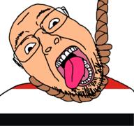 ack country dead flag flag:kuyavian–pomeranian glasses hair hanging kuyavian–pomeranian open_mouth poland rope soyjak stubble suicide teeth tongue variant:bernd voivodeship white_skin yellow_teeth // 768x719 // 31.3KB