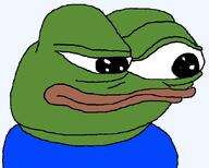 amphibian blue_shirt confused frog green_skin nas:pepe pepe_the_frog raised_eyebrow subnas:apu suspicious // 657x527 // 11.7KB