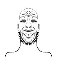 front_facing open_mouth retard screaming symetrical variant:weepjak // 255x255 // 19.7KB