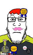award badge bloodshot_eyes clothes crying even_more_fucking_awards_award geg glasses hair logan looking_at_you moustache neutral open_mouth red_hair rope selfish_little_fuck shitnobodycaresabout soyjak soyjak_blog stubble subvariant:feralrage subvariant:feralsquirrel subvariant:neutralplier subvariant:wholesome_soyjak suicide tongue transheart tshirt variant:bernd variant:feraljak variant:gapejak variant:impish_soyak_ears variant:markiplier_soyjak variant:smugjak variant:soyak // 600x1000 // 105.2KB