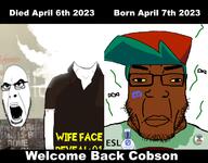 2023 2soyjaks april april_6 april_7 dead fnf_pedo rebirth reincarnation soyjak subvariant:chudplier true trve trvthnuke variant:cobson welcome_back // 679x530 // 208.7KB