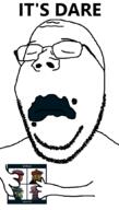 album_cover closed_eyes eating gorillaz its_over music subvariant:wholesome_soyjak text variant:gapejak // 600x1053 // 51.5KB