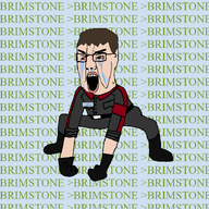 angry animated belt bloodshot_eyes blue_eyes brimstone brown_hair chud clothes crying glasses glove greentext jake monkey_dance nate nazism soybooru soyjak soyjak_party text variant:chudjak white_skin // 775x730 // 369.6KB