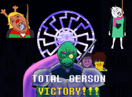 aryan_beast deltarune deltatroon furfag gerson_boom_(deltarune) hammer_of_justice nazism noelle_holiday ralsei_(deltarune) schwarze_sonne sonnenrad subvariant:muscular_chud susie_(deltarune) undertale variant:bernd variant:chudjak // 1366x1000 // 655.6KB