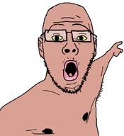 brown_skin meta:leaky mutt_lips nigger pointing variant:unknown yellow_sclera // 621x682 // 51.3KB