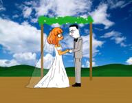 background clothes husband marriage mymy_(ongezellig) oh_my_god_she_is_so_attractive ongezellig ring suit variant:chudjak wedding wife // 2048x1600 // 2.1MB