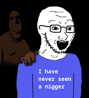 black_background brown_skin clothes crying glasses nigger ominous scared stubble subvariant:hornyson variant:cobson variant:soyak worried // 1274x1395 // 263.1KB