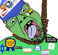 'za award black_trans_lives_matter chud discord dox faggot femboy gay green_skin lgbt nazism parlo pedophile rent_free roblox rope star_of_david tranny variant:troonjak yellow_teeth // 767x719 // 497.1KB
