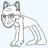animal arm cat dog ear foot glasses hand leg quadruped smirk smug stubble subvariant:soyak_(smug) variant:soyak wrinkles // 504x510 // 124.7KB