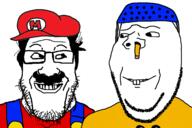 2soyjaks are_you_soying_what_im_soying bicycle_helmet hair helmet jeffy mario mario_hat nintendo pencil sml subvariant:wholesome_soyjak supermariologan variant:gapejak variant:markiplier_soyjak video_game // 1200x800 // 275.5KB