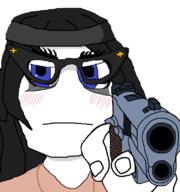 black_beanie blue_eyes glasses hair meta:tagme necklace upper_body variant:soytan // 743x791 // 109.8KB