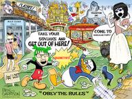 (you) 4chan anime ben_garrison bloodshot_eyes blue_eyes clothes communism crying disney disneyland donald_duck female flag glasses green_hair grey_skin hair hammer_and_sickle hanging hat janny lgbt_(4chan) mickey_mouse multiple_soyjaks mustache nazism open_mouth pol_(4chan) purple_hair qa_(4chan) rope sad smile smug snow_white soot soot_colors soyjak soyjak_party speech_bubble star stubble swastika text tongue tranny variant:bernd variant:chudjak variant:feraljak variant:soytan yellow_hair yellow_teeth yotsoyba // 1536x1143 // 2.9MB