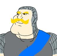 brown_eyes buff clash_royale knight_(clash_royale) moustache subvariant:mexiaryan variant:meximutt yellow_hair // 886x872 // 93.0KB