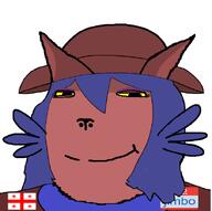 animal anthro boots cat cat_ear closed_mouth female femjimbo flag flag:georgia_(country) full_body genderbend georgia glasses jimbo_(namefag) meta:namefags meta:op_here_i_forgot_to_mention_that_i'm_trans niko_(oneshot) purple_hair robe scarf series:animaljaks smile subvariant:female_massjak subvariant:impish_meowjak subvariant:massjak subvariant:massmeowjak subvariant:wholesome_soyjak tan_skin transparent_background variant:gapejak video_game yellow_sclera // 604x600 // 68.6KB