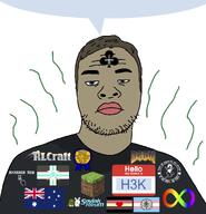 autism badge bbw blue_eyes brown_hair clubs doom fat_fetish flag:australia flag:fat_fetish flag:h3konfederacy flag:transgender_pride_flag h3k_(user) h3kike hello_my_name_is_(sticker) meta:namefags minecraft rlcraft shabbos shitskin shroom shroomcuck skibidi_toilet soyjak_forum speech_bubble_empty stink_lines trend:slopjak variant:skajyosjak // 1642x1700 // 310.0KB