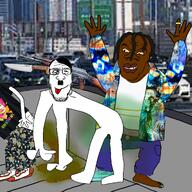 adolf_hitler gem niggers poop twerk variant:feraljak variant:markiplier_soyjak // 2001x2002 // 3.8MB