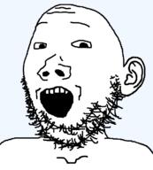 bald beard gape open_mouth skinny subvariant:shrimpish variant:gapejak // 650x720 // 17.2KB