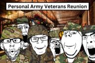 award badge bar camouflage erdl_pattern featured flecktarn_pattern glasses looking_at_you m81 military military_uniform multicam multiple_soyjaks personal_army rhodesian_brushstroke stubble subvariant:wholesome_soyjak tigerstripe_pattern variant:a24_slowburn_soyjak variant:cobson variant:feraljak variant:gapejak variant:nojak variant:ppp veteran woodland woodland_pattern // 1500x1000 // 1.8MB