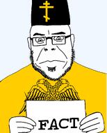 bald closed_mouth fact flag:greek_orthodox_church glasses hand looking_at_you meta:ai_generated orthodox orthodox_cross stubble subvariant:orthodoxson variant:cobson // 822x1024 // 114.8KB