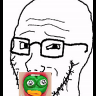 candy eating food frog glasses smug soyjak stubble variant:soyak white_background // 600x746 // 2.5MB