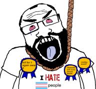 ack award bigot crying fell_for_it_again_award gem hanging i_hate newfag rope subvariant:science_lover transgender_flag transphobe variant:markiplier_soyjak // 1224x1139 // 372.1KB